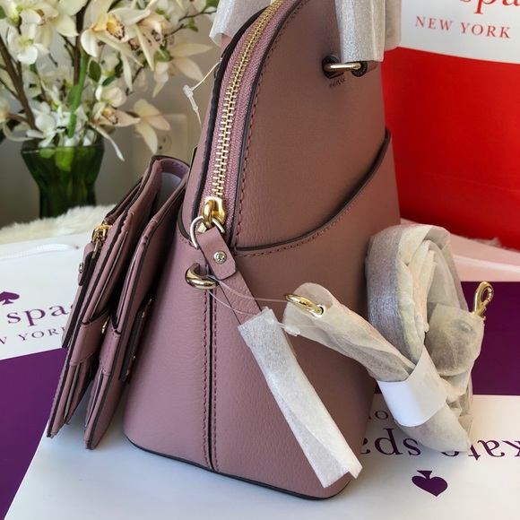 🌹Kate Spade Carli satchel Set Dusty Peony🌹 - Picture 7 of 7